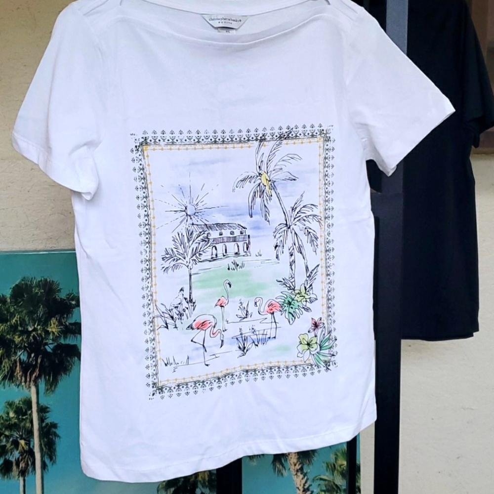 Tropical T-shirt.